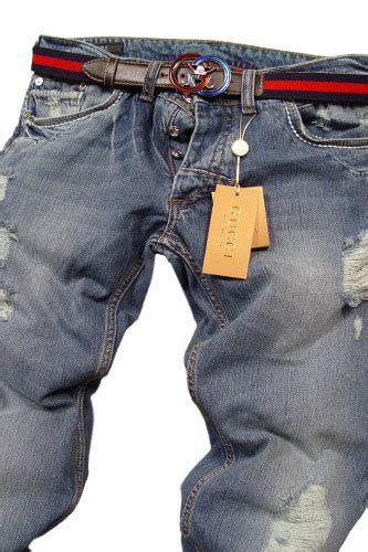 gucci mens jeans with belt 37|gucci horsebit belt outfit.